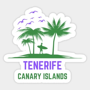 Tenerife Beach Canary Islands Sticker